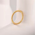 Bague torsadée dorée RIVANE